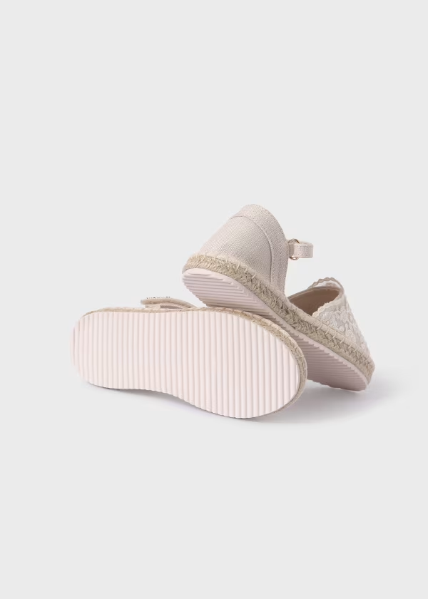 Mayoral Girls lace espadrilles
