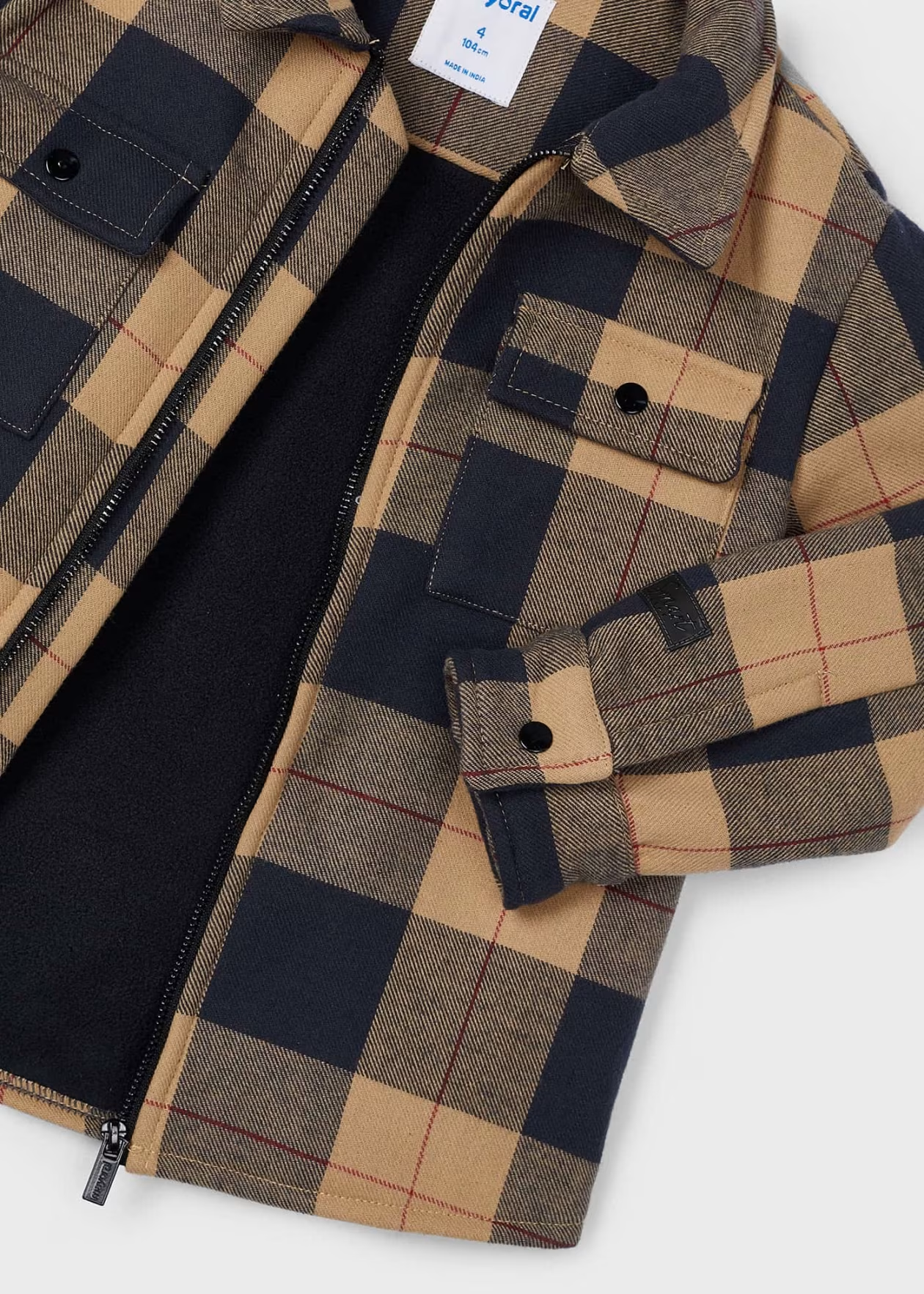 Mayoral Boys Plaid Jacket