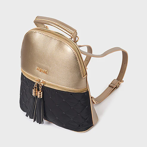Abel & Lula Black & Gold Backpack