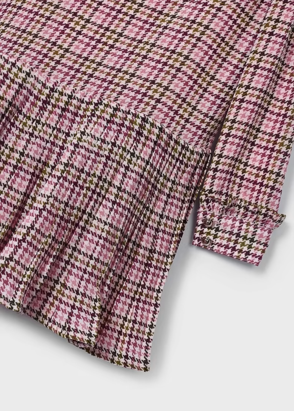 Mayoral Plaid Gauze Dress