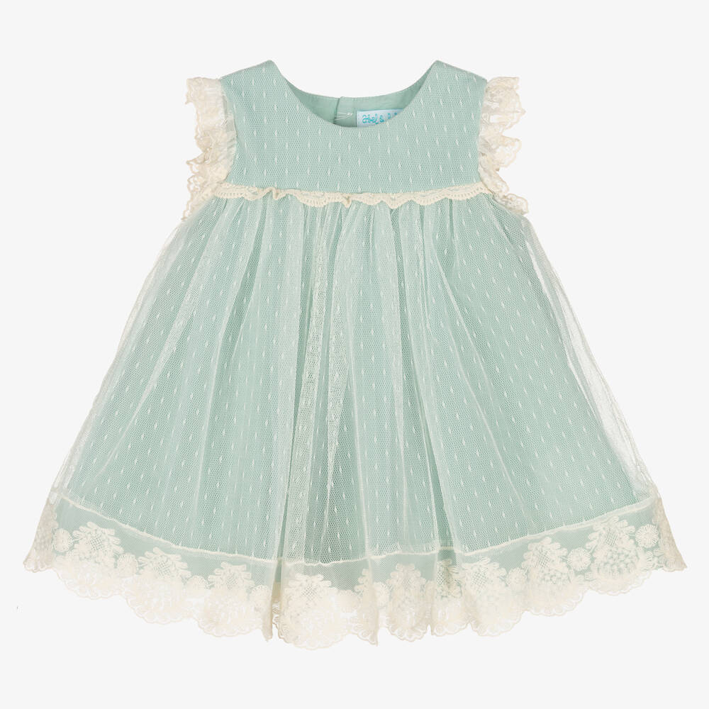 Abel & Lula Tulle Plumeti Dress