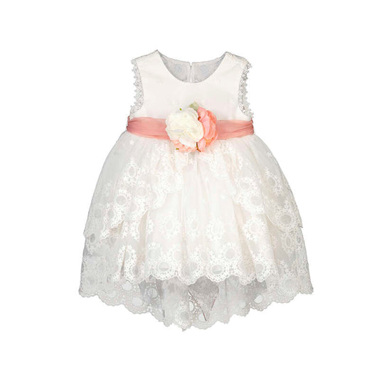 Abel & Lula Embroidered Tulle Dress