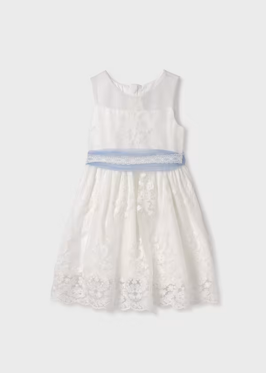 Abel & Lula Tulle Jacquard Dress