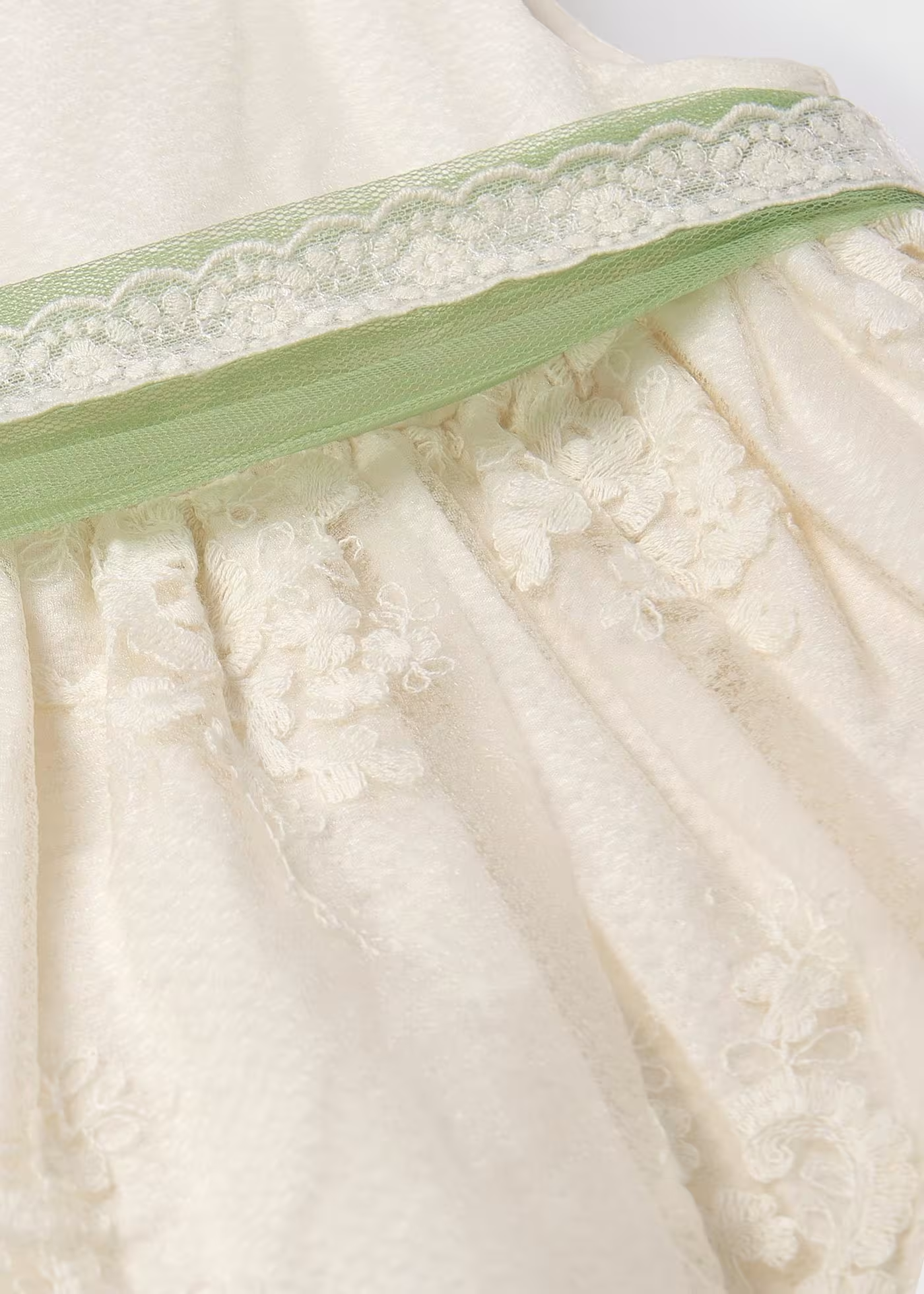 Abel & Lula Girls Tulle Jacquard Dress