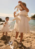 Abel & Lula Girl Embroidered Tulle Dress