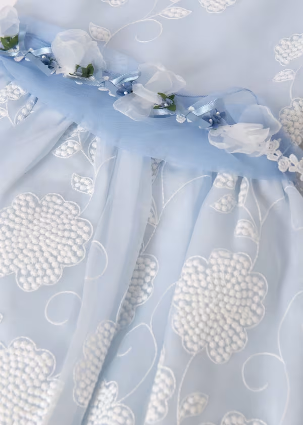 Abel & Lula Embroidered Organza Dress