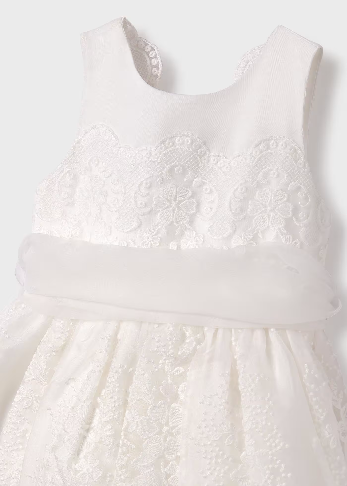 Abel & Lula Girls Embroidered Organza Dress