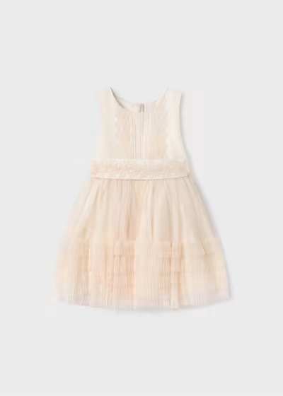 Abel & Lula Girl Ruffled Tulle Dress