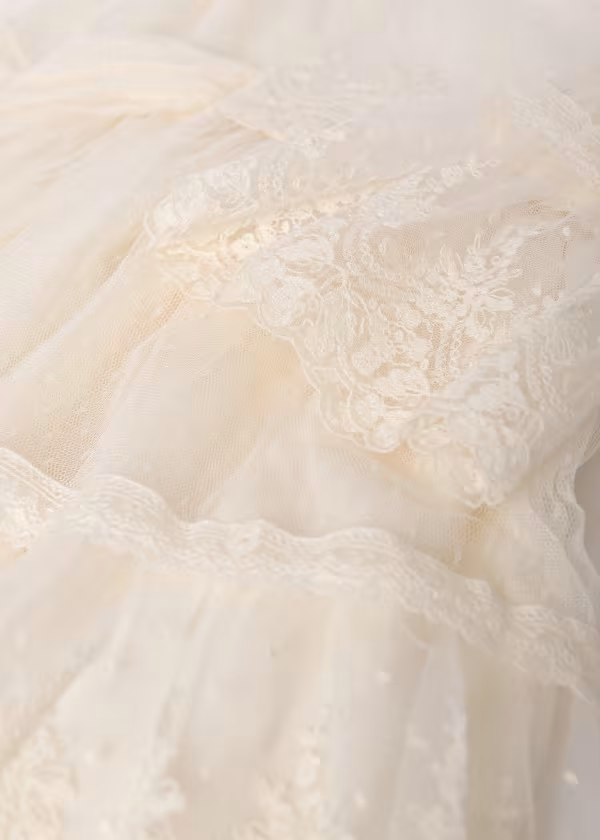 Abel & Lula Girls Tulle Plumeti Dress