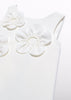 Abel & Lula Girl 3D Floral Crepe Dress
