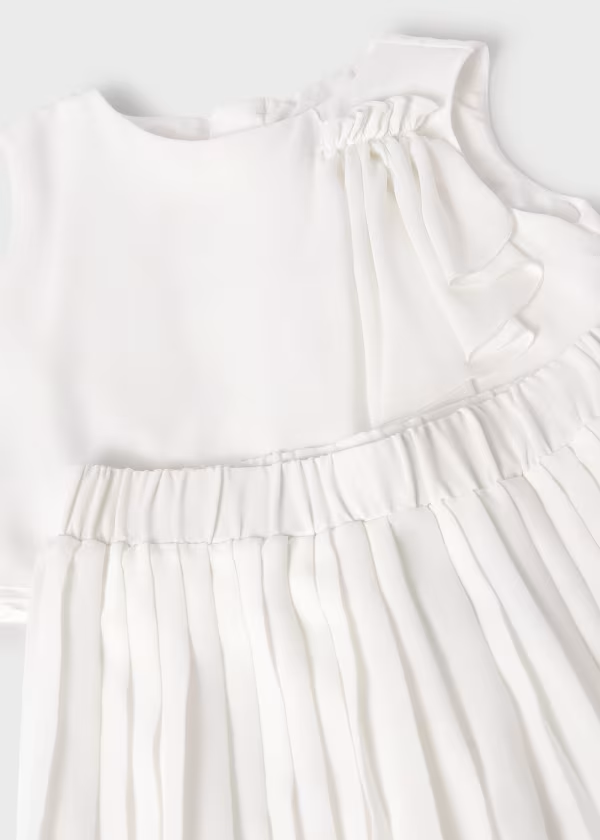 Abel & Lula Top And Pleated Crepe Trousers Set