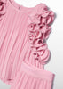 Abel & Lula Girl Pleated Chiffon Set