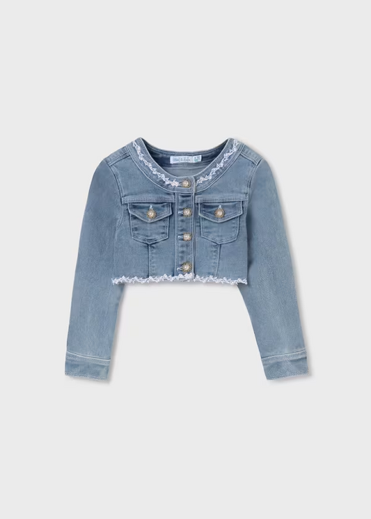 Abel & Lula Applique Denim Jacket