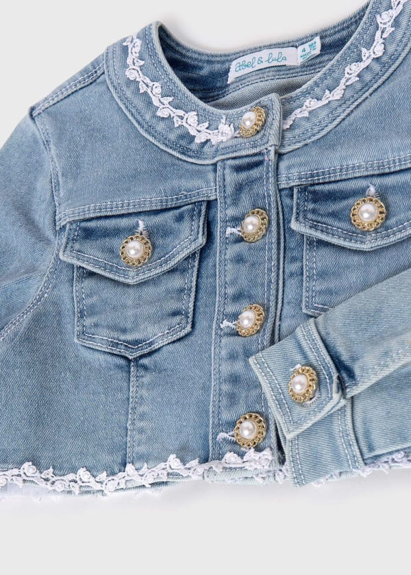 Abel & Lula Applique Denim Jacket