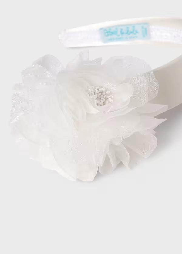 Abel & Lula Girls Flower Organza Headband