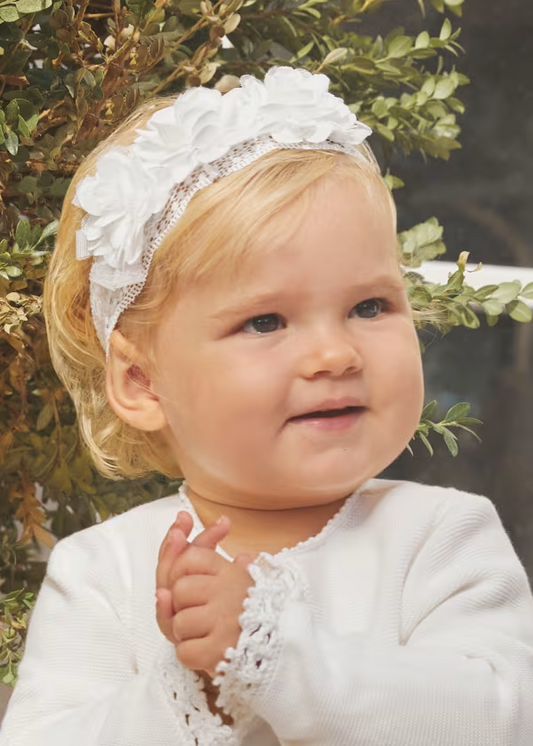 Abel & Lula Baby Flower Tulle Headband