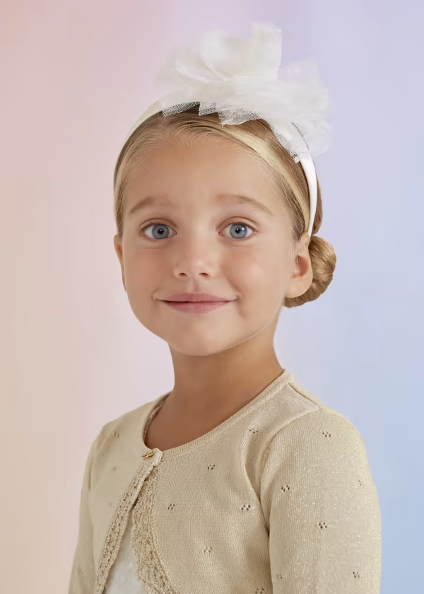 Abel & Lula Flower Tulle Headband