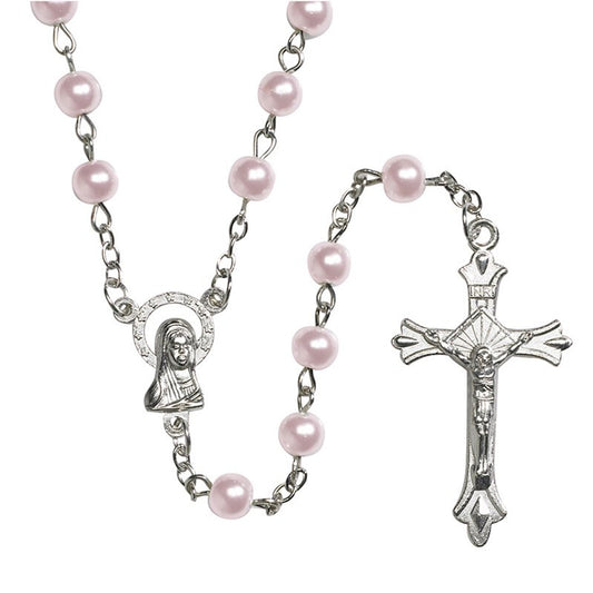 Pink Pearl Rosary