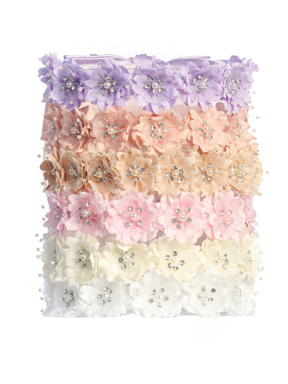 Flower Crown w/Satin Bow