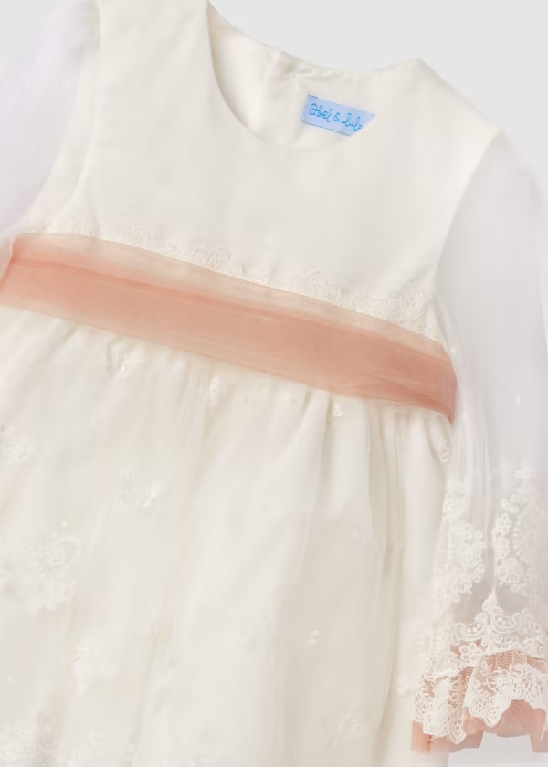 Abel & Lula Embroidered Tulle Dress
