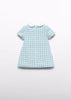 Abel & Lula Baby Girl Lurex Plaid Dress