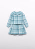 Abel & Lula Baby Girl Plaid Knit Skirt Set