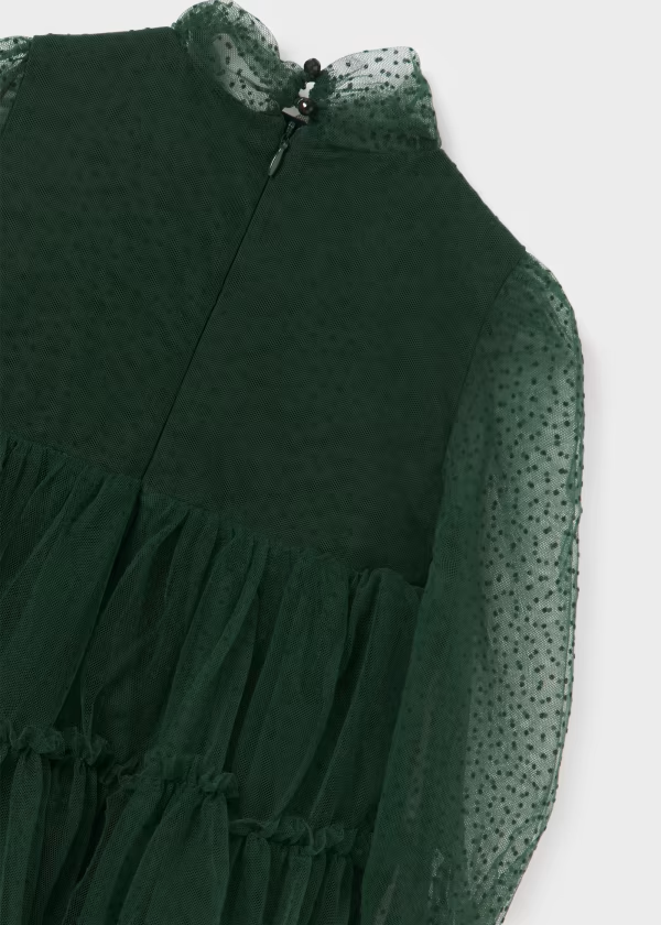Abel & Lula Flocked Tulle Dress