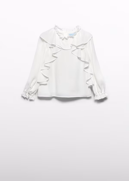 Abel & Lula Blouse & Pleated Skirt Set