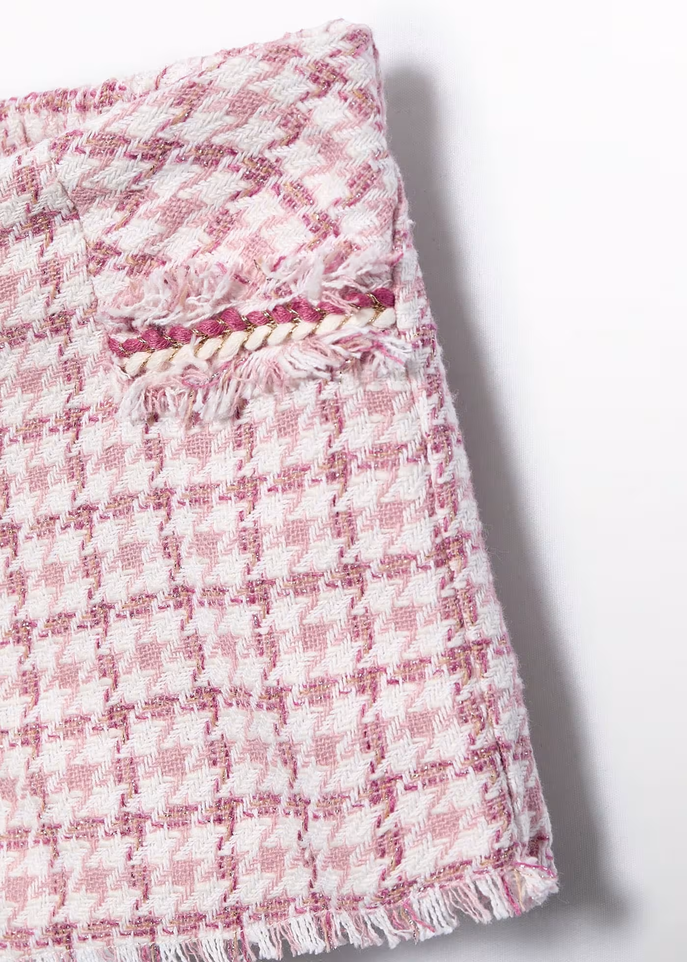 Abel & Lula Blouse & Houndstooth Shorts Set