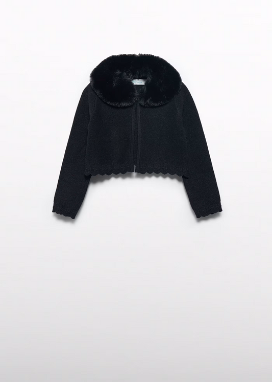 Abel & Lula Sweater & Houndstooth Skort Set