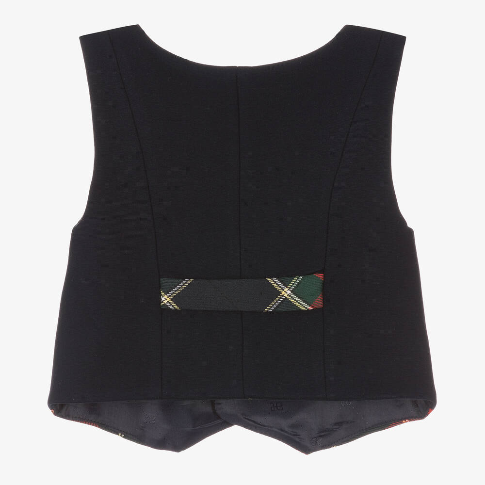 Abel & Lula Plaid Vest