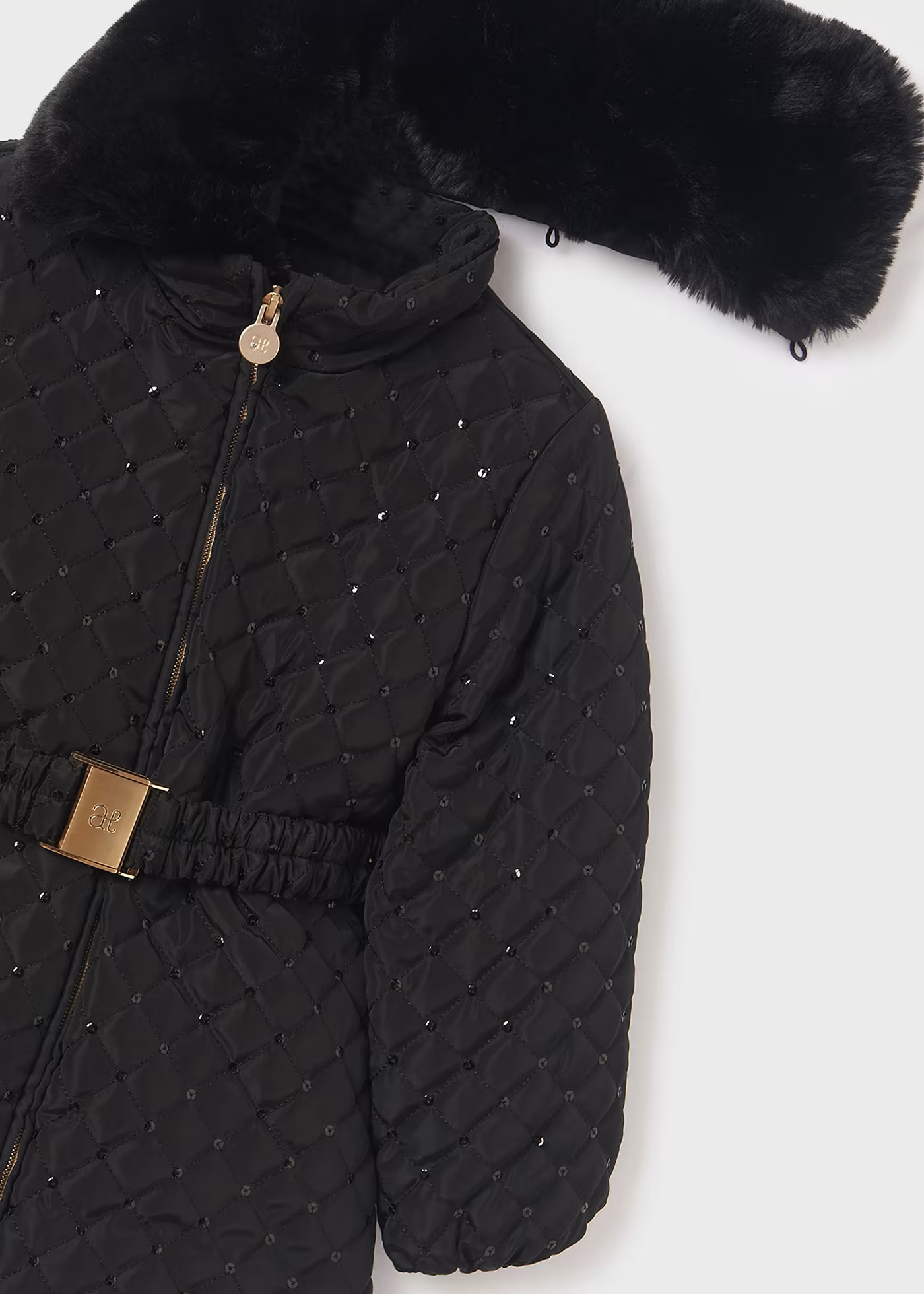 Abel & Lula Sequin Padded Jacket