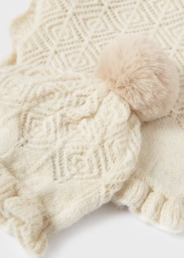 Abel & Lula Knit Hat & Scarf Set