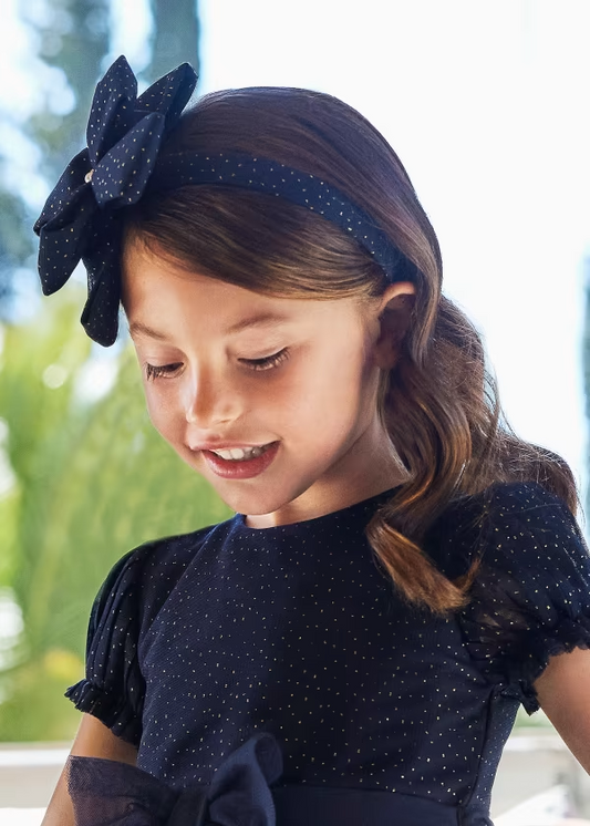 Abel & Lula Glitter Tulle Headband