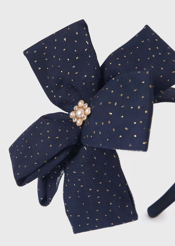 Abel & Lula Glitter Tulle Headband