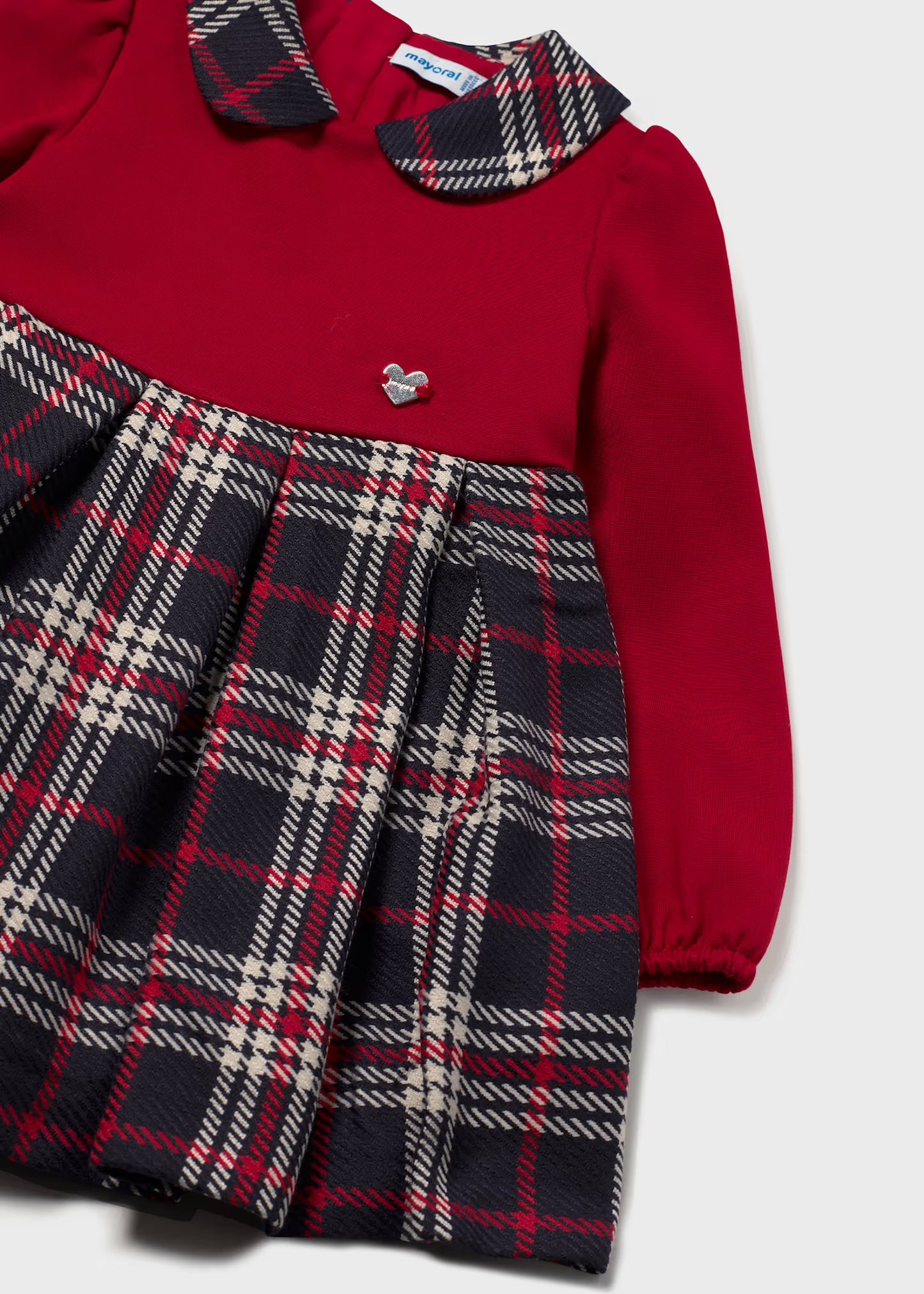 Mayoral Baby Mixed Plaid Dress
