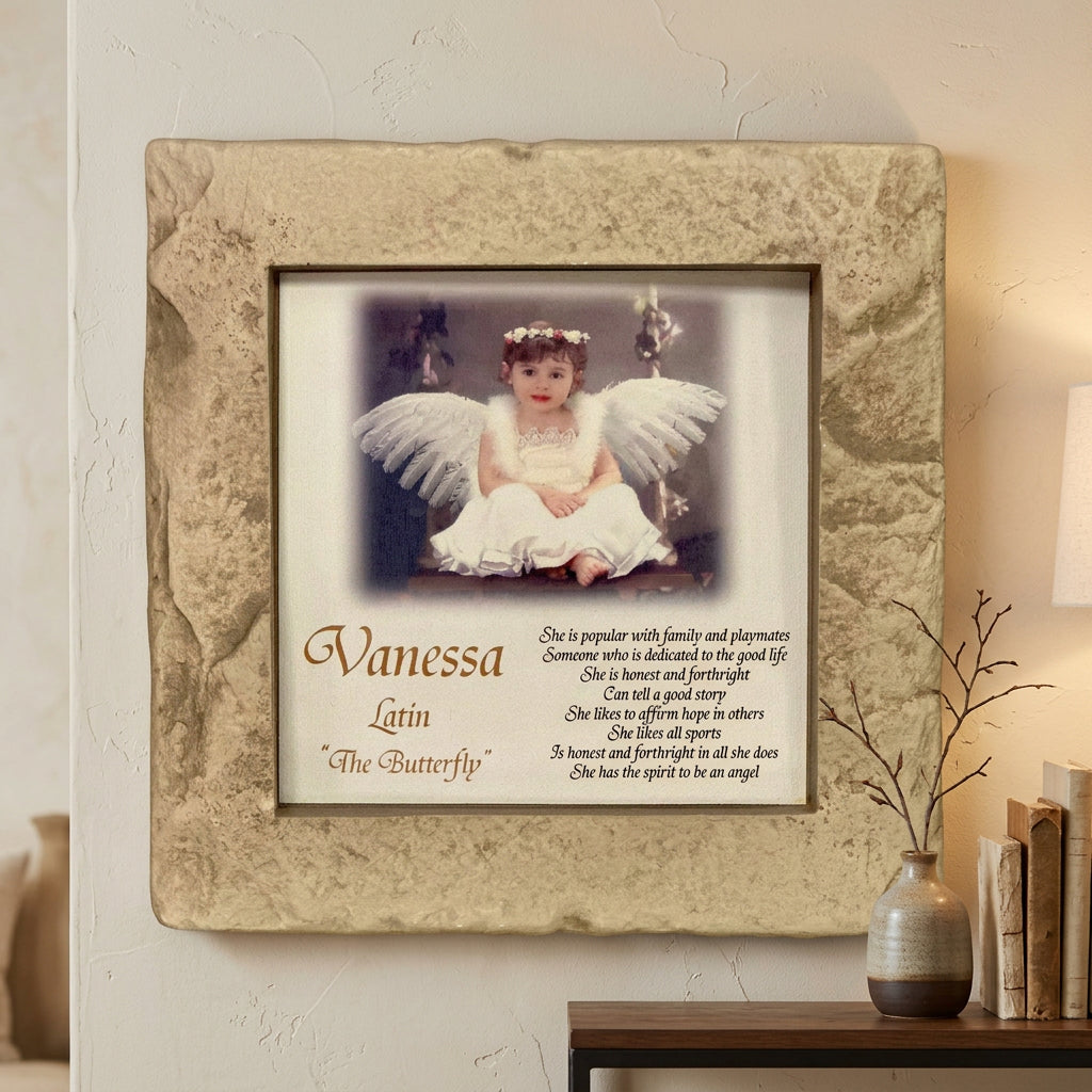 Personalized Detail Stone First Name Frame