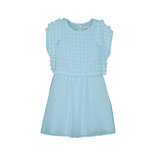 Mayoral Combined Pleated Dress