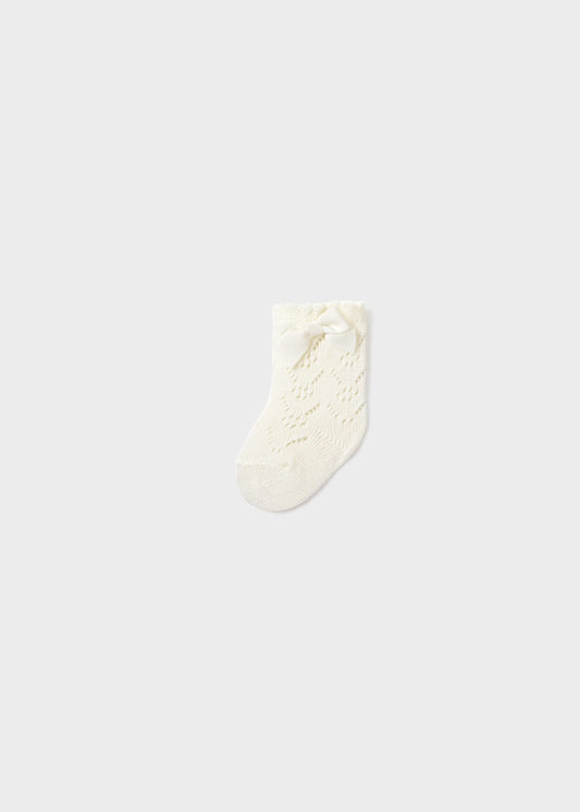 Mayoral Newborn Girl Openwork Socks