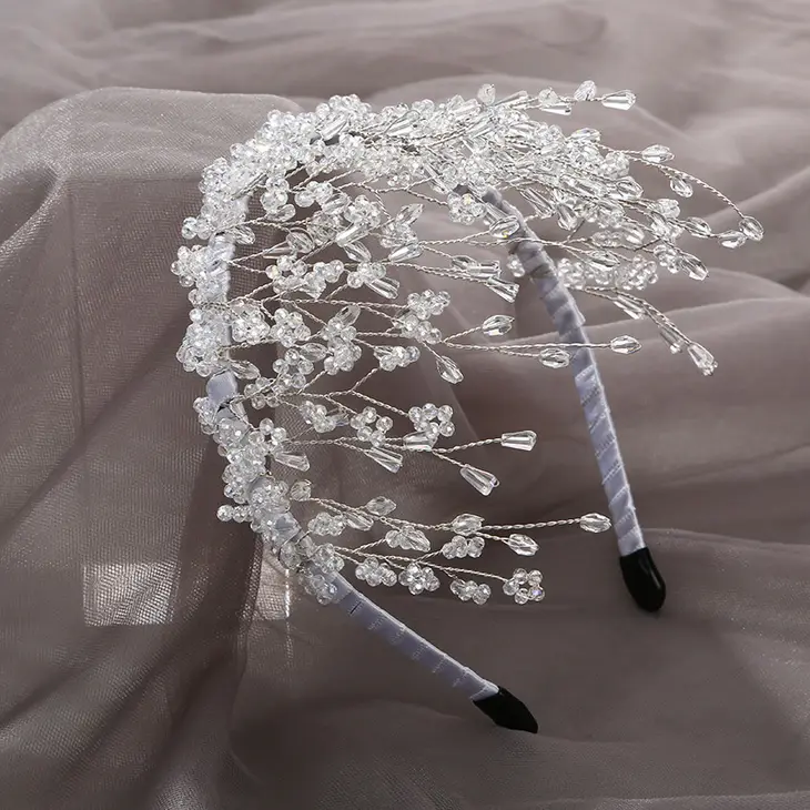 Handcraft Crystal Beads Headband