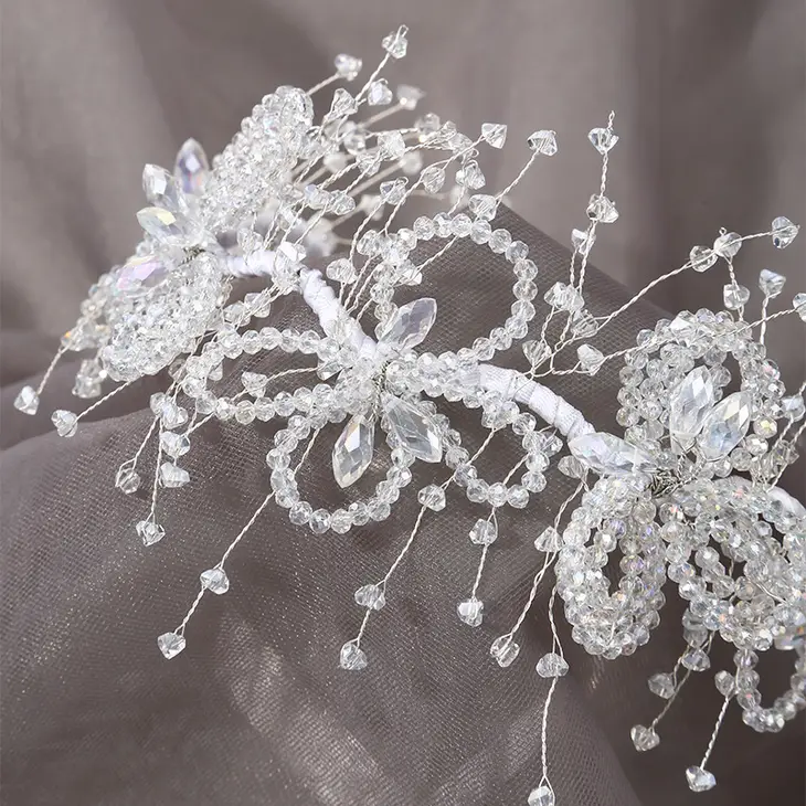 Handcraft Crystal Beads Headband