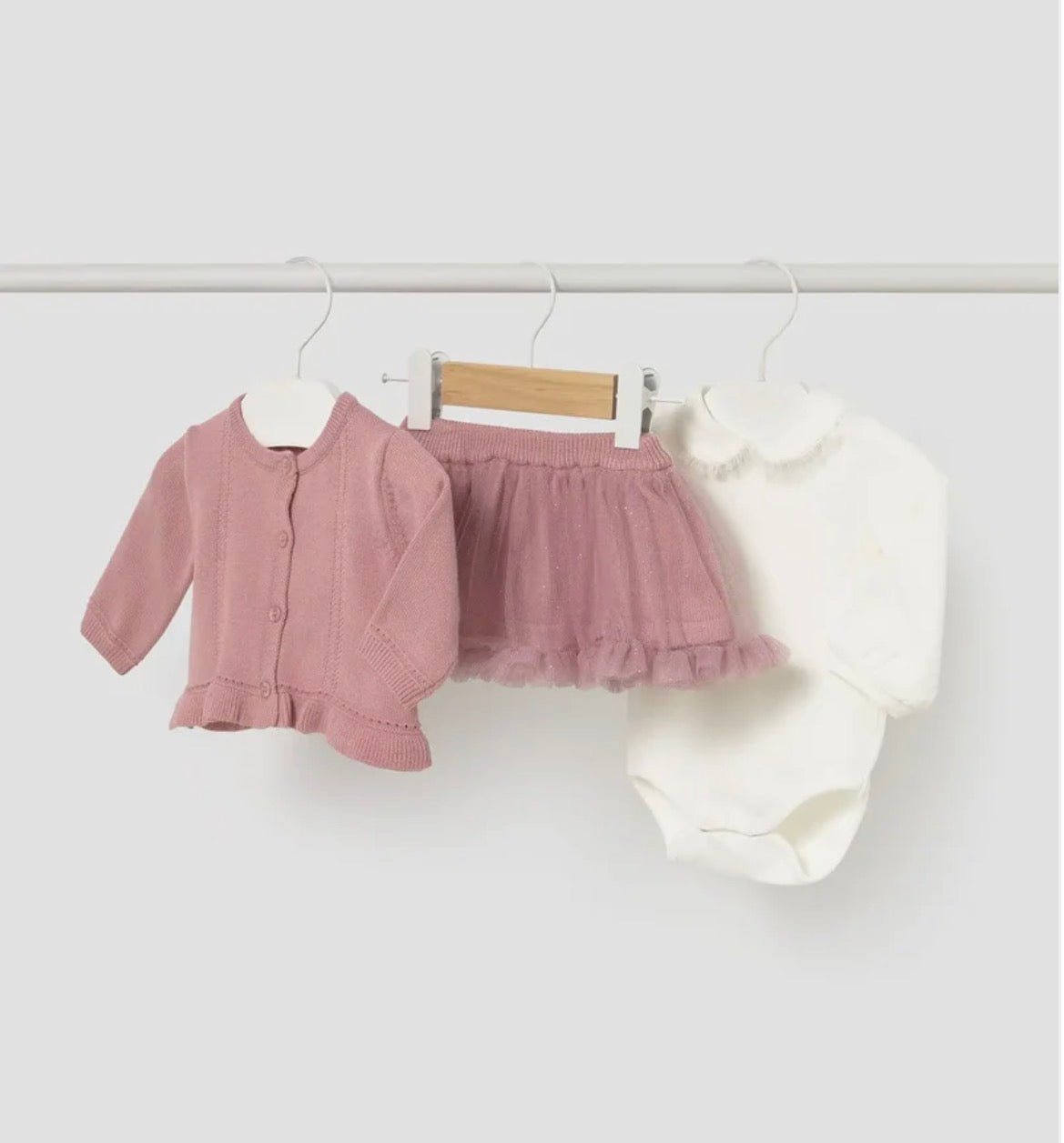Mayoral Newborn Girl 3-Piece Set
