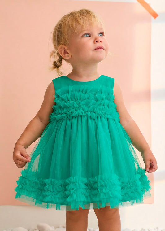 Abel & Lula Baby Ruffled Tulle Dress