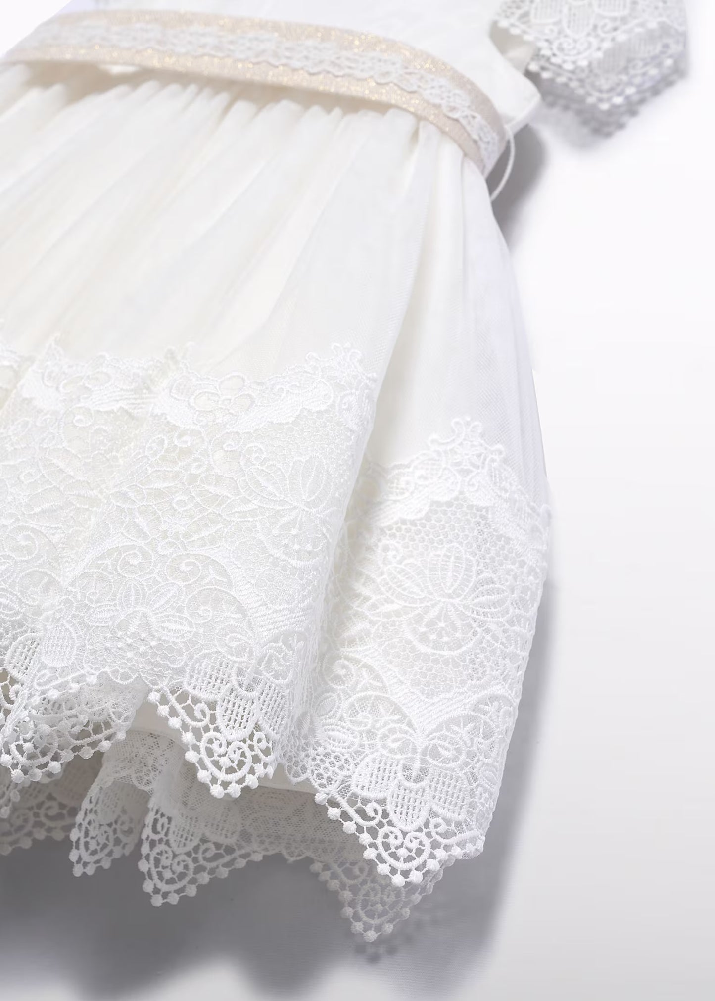 Abel & Lula Baby Embroidered Tulle Dress