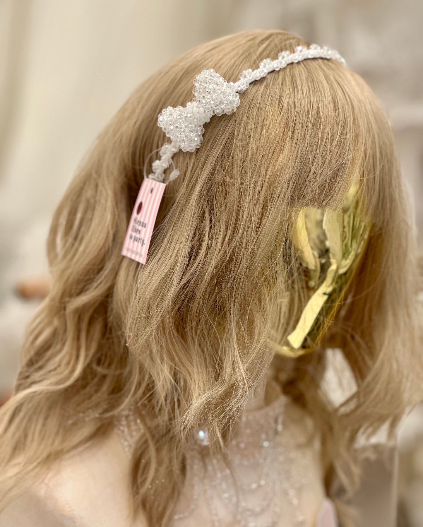 The Alice Crystal Bow Headband