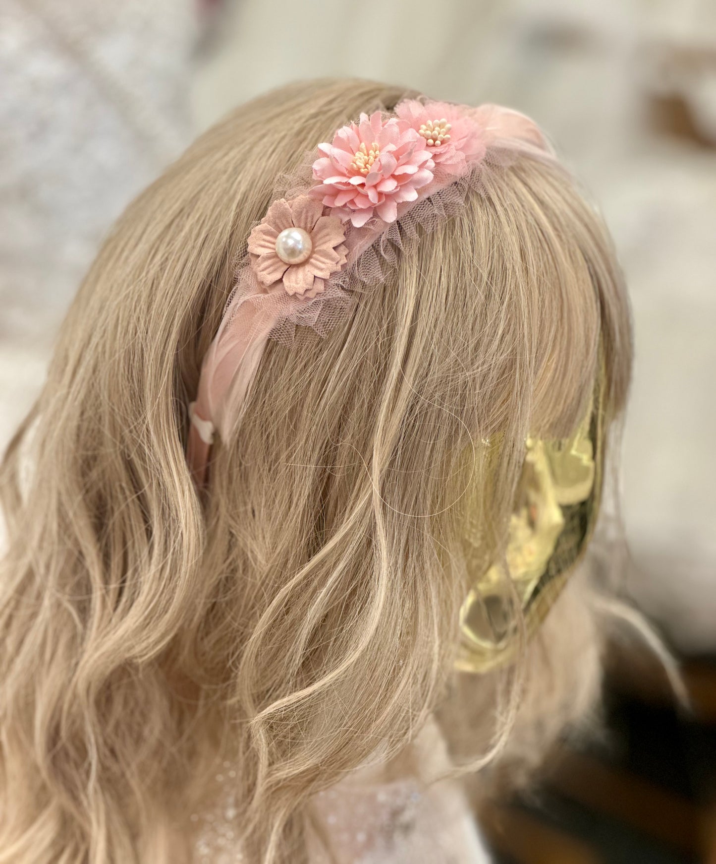 Pink Floral Headband