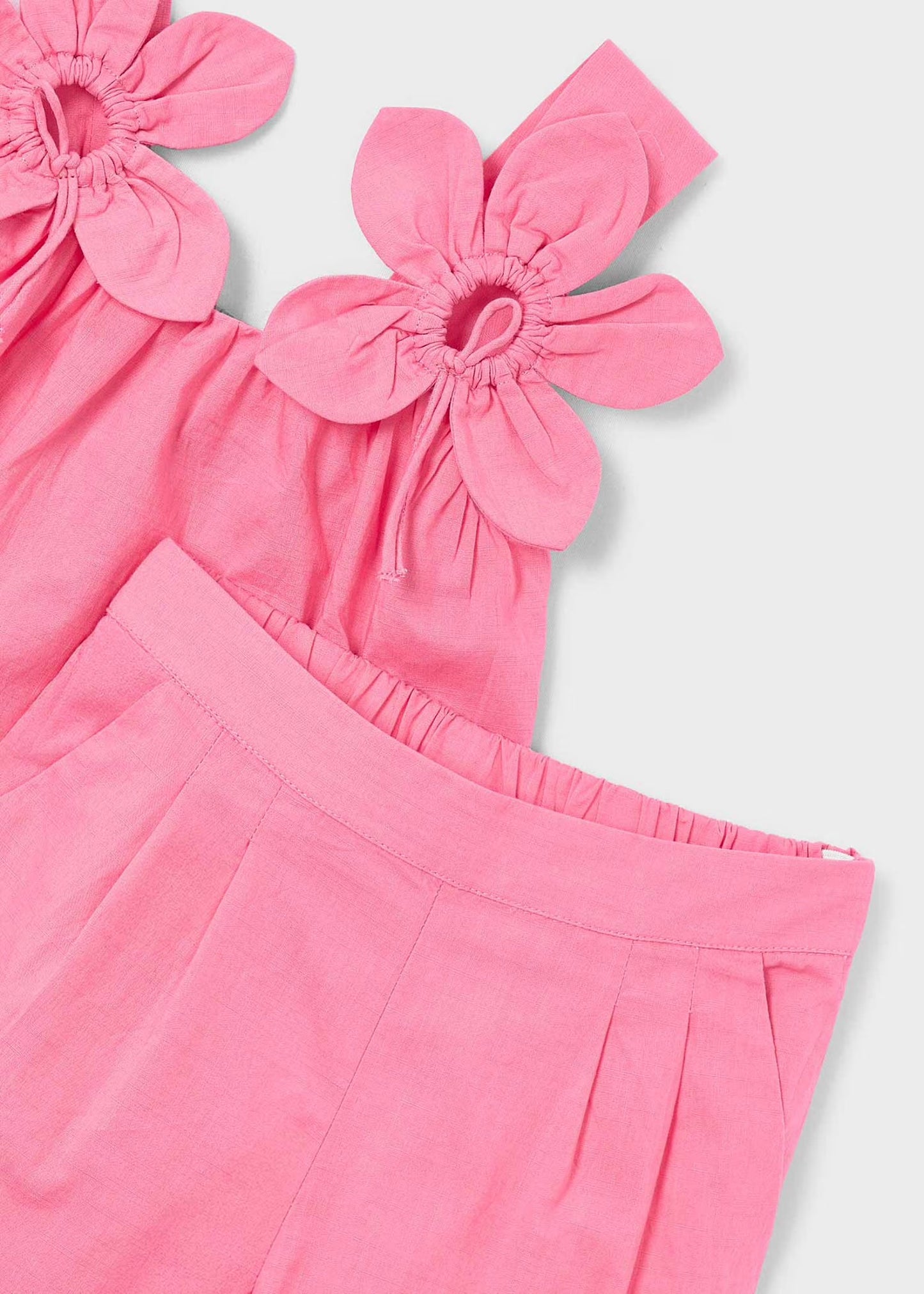 Mayoral Girl Pants and Flower Top Set