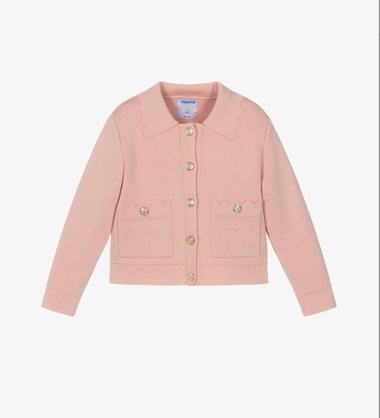 Mayoral Girl Knit Jacket, Skirt Set