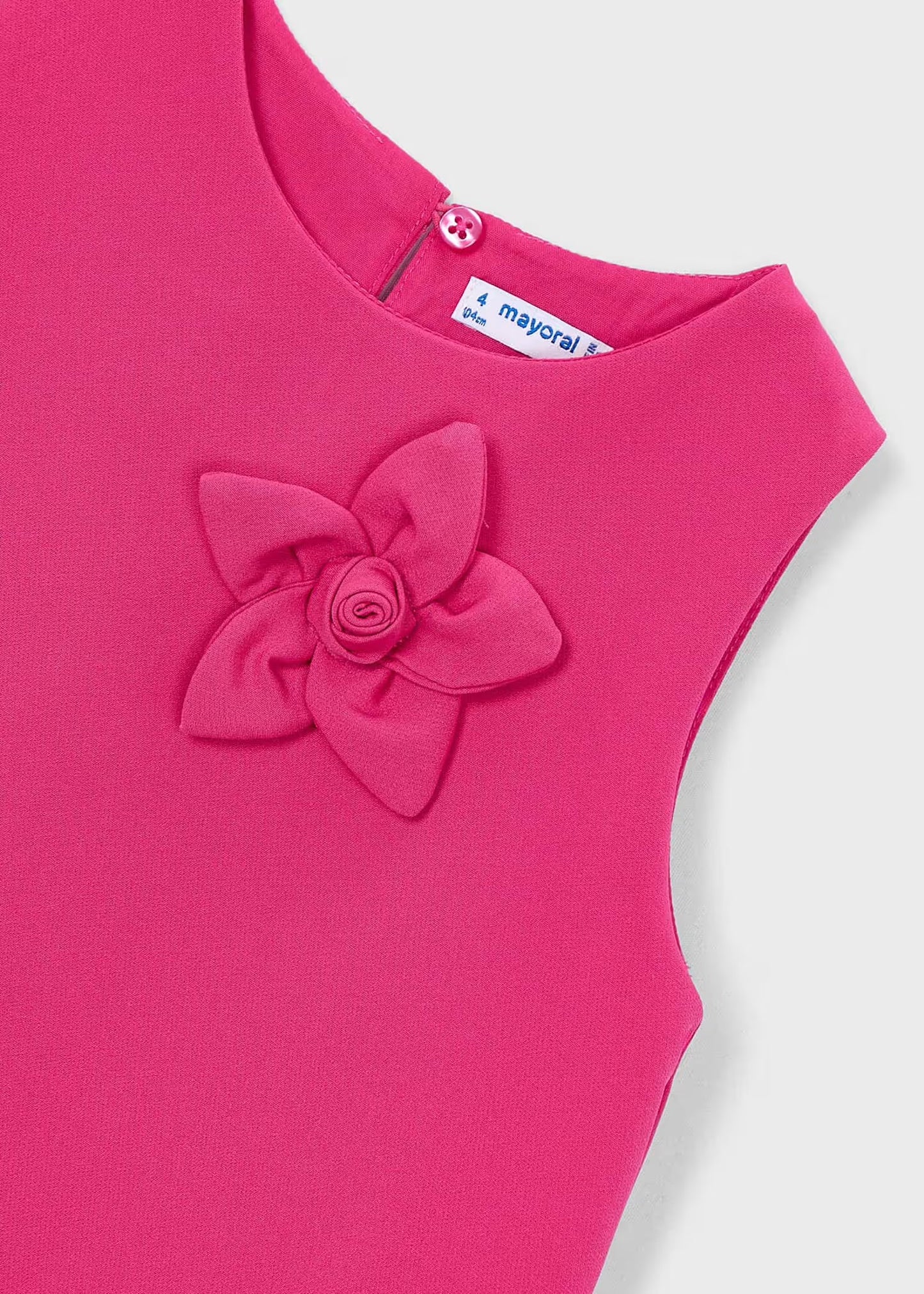 Mayoral Girl Flower Applique Dress