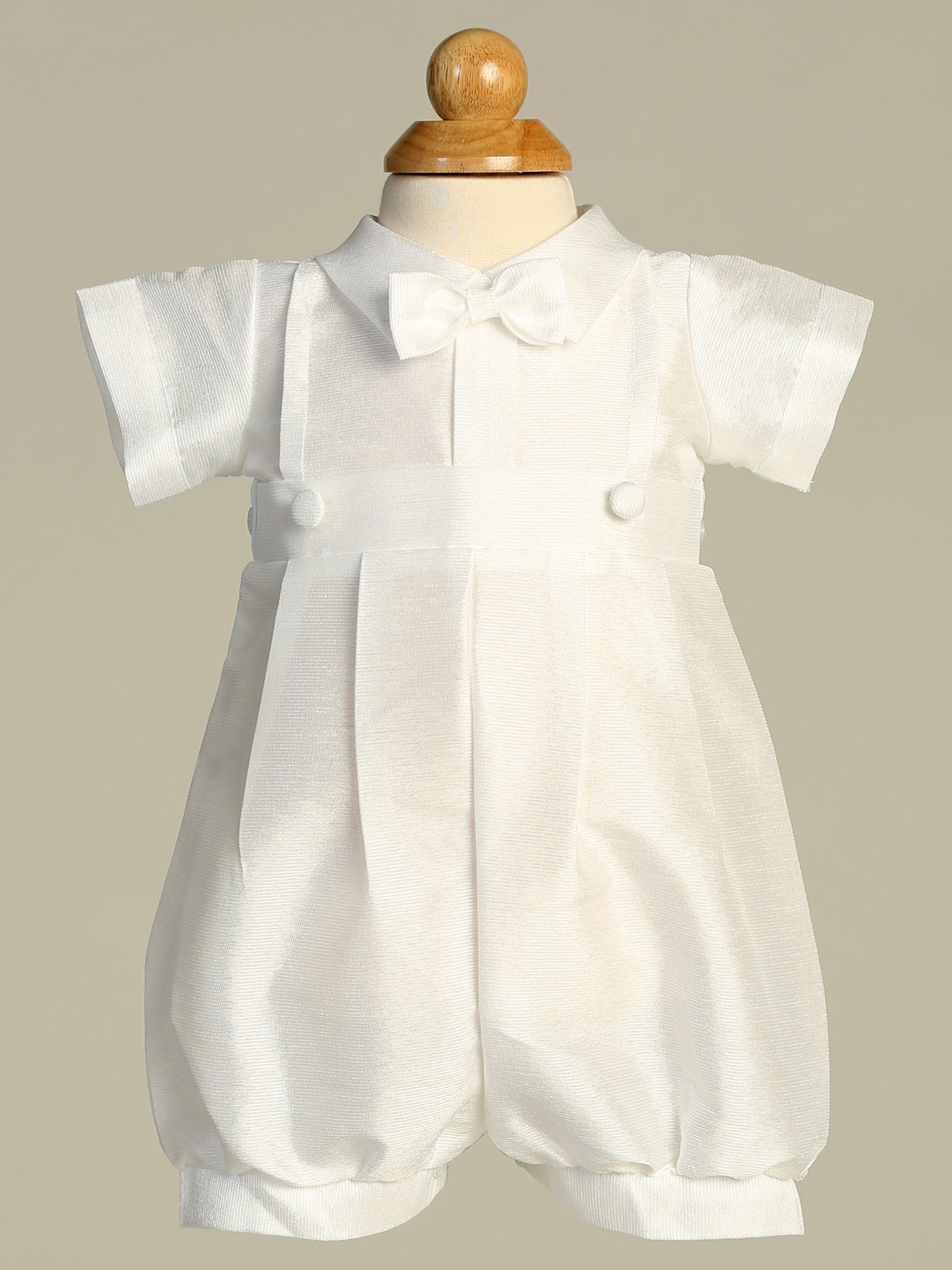 Poly bengaline romper with detachable gown